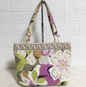 no30660 Vera Bradley ベラブラッドリー キャンバス キルティング ハンド トート バッグ