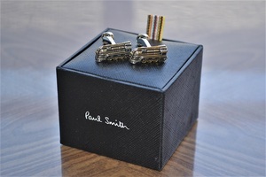 PAUL SMITH ポールスミス MAN CUFFLINK TRAVEL トレイン／列車 モチーフ カフリンクス カフス 希少 未使用