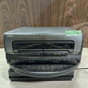 MYM11-491 激安 カセットデッキ KENWOOD X-B9 STEREO DOUBLE AUTO REVERSE CASSETTE DECK 通電未確認 中古現状品 ※3回再出品で処分