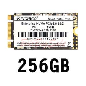 WWANスロット 256GB (M.2 2242 NVMe SSD) Thinkpad X280 T480 P51 P52 Dell 3510 256G PCIe Gen3x2 内蔵SSD B+M Key 5ヶ年間保証新品未使用