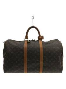 LOUIS VUITTON◆キーポル50_モノグラム_BRW/PVC/BRW