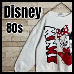 80s 90s Disney スウェット 両面プリント ミニー ヴィンテージ