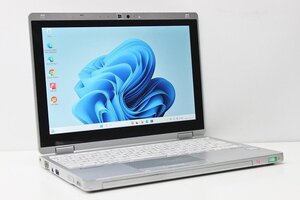 1円スタート ノートパソコン 2in1PC Windows11 WPS office搭載 Panasonic レッツノート CF-RZ6 第7世代 Core i5 SSD256GB メモリ8GB