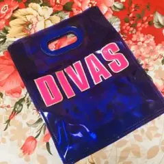 DIVAS ディーバス★透明エナメル ビニールクリアバッグ★パープル★カバン 鞄