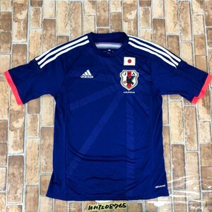 ADIDAS アディダス × JFA サッカー日本代表 メンズ Climacool ユニフォームTシャツ M 青