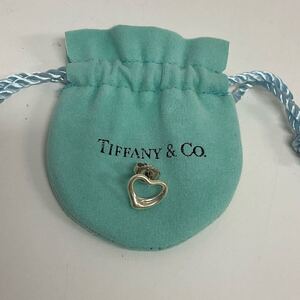 営NA045-60◆ TIFFANY&Co. ティファニー オープンハート ピアス 片耳のみ 925・ポスト585刻印 総重量0.90g