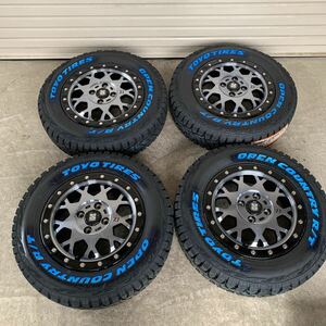 【XTREME-J XJ04】新品TOYOオープンカントリーRT 165/80R14 ゴツゴツマッドタイヤ　ホワイトレター　軽トラ 軽バン 4本セット