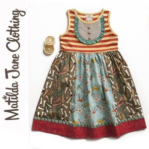 新品タグ付き☆Matilda Jane Clothing ドレス ワンピース 6 120 マチルダジェーン アメリカインポート