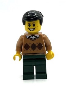 即決 新品 未使用　レゴ LEGO ミニフィグ ミニフィギュア シティ　セーターの男の人　男性