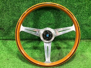 ナルディ　NARDI　ウッドステアリング　クラシック　ハンドル　35.5φ　旧車　中古品(KP443-4-4-4)