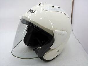 【送料無料】Arai アライ SZ-RamⅡ SZ-Ram2 WHITE ホワイト Mサイズ ジェットヘルメット