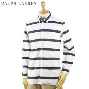 アウトレット 新品 ポロ ラルフ Sサイズ 長袖 ボーダー シャツ 4240 polo ralph lauren