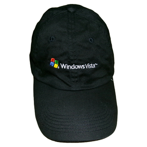 windows vista キャップ ヴィンテージ 企業 古着 マイクロソフト VINTAGE ヴィンテージ 00 90s microsoft マイクロソフト ウィンドウズ