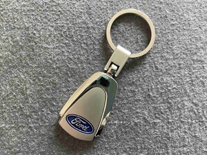 フォード FORD キーホルダー オシャレ キーリング メンズ レディース兼用 高級感 車鍵アクセサリー 【126番】