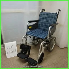 (WC-12004) ミキ SKT-2 軽量 コンパクト みき miki MIKI 介助式 介助型 車椅子 車イス 車いす 在宅介護 福祉用具 洗浄/消毒済 介護用品【中古】