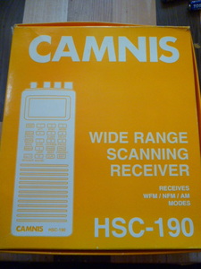 CAMNIS　広帯域エアーバンド受信機　HSC-190　極美品　作動ジャンク