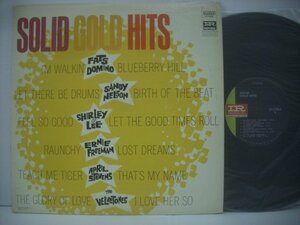 ■ 輸入USA盤 LP 　SOLID GOLD HITS / FATS DOMINO SANDY NELSON SHIRLEY & LEE APRIL STEVENS ロカビリー LP-12230 ◇r51123