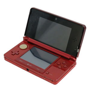 【中古】任天堂 ニンテンドー3DS メタリックレッド CTR-S-RDBA 本体のみ [管理:1350011903]