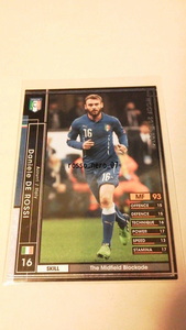 ☆WCCF2015-2016☆15-16Ver.2.0☆A108☆黒☆ダニエレ・デ・ロッシ☆イタリア代表☆Daniele De Rossi☆Azzurri☆