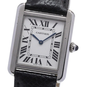 カルティエ CARTIER WSTA0030 タンクソロ SM クォーツ レディース _863222