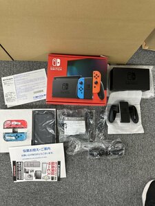 [127565]Nintendo Switch本体 任天堂 ニンテンドー スイッチ ネオンブルー/ネオンレッド HAC-001
