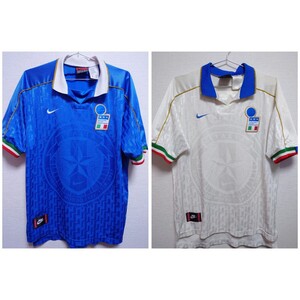 NIKE　1995〜1996 イタリア代表　HOME　AWAY　セットユニフォーム　Italy　National Team　Jersey