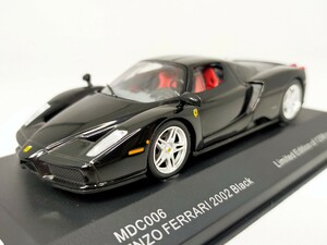 ★【 絶版 希少 ！】★ イクソ 1/43 フェラーリ エンツォ 2002 ブラック IXO 1/43 FERRARI ENZO MDC006 スーパーカー ミニカー