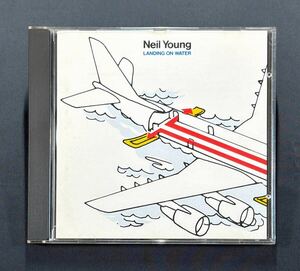 【924109-2/西独盤】ニール・ヤング/ランディング・オン・ウォーター　フルシルバー　Neil Young/Landing on Water　West Germany