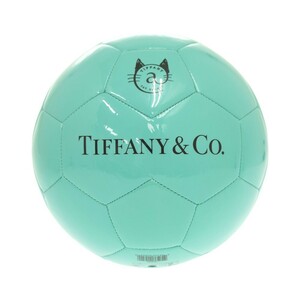 未使用 ティファニー スポルティング サッカーボール サイズ5 レザー ティファニーブルー 0262 TIFFANY&Co.