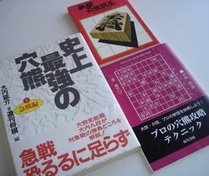 史上最強の穴熊 大内延介　鉄壁穴熊戦法　米長邦雄　穴熊攻略テクニック　将棋世界　付録　３冊　セット