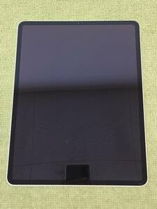 161-E48) 中古品 iPad Pro 12.9インチ 第3世代 Wi-Fi+Cellular 64GB シルバー KDDI 制限〇 SIMロックあり 本体のみ MTHP2J/A