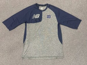 ヤクルトスワローズ #23 青木宣親 実使用 アンダーシャツ Size-XL　【袖カット】 ニューバランス プロ実使用品