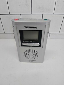 TOSHIBA FM/ AM ポケットラジオTY-SPR2 中古品 ジャンク