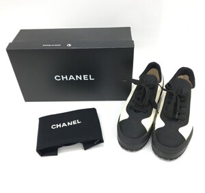 CHANEL シャネル スニーカー ナイロン サイズ38(23.5相当)箱付