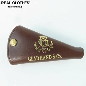 (1)GLADHAND/グラッドハンド GH LEATHER-KEY CASE & SHOE HORN CASE SINGLE/シングル レザーキーケース ブラウン /LPL