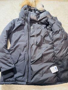 BLACK LABEL ブラックレーベル●CANADA GOOSE カナダグース●ダウンジャケット EDGEWOOD PARKA●3408MB●ネイビー 紺●M~L相当●メンズ