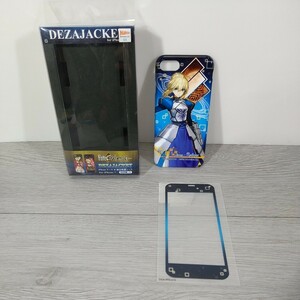 y022816fm デザジャケット Fate / EXTELLA iPhone 7 ケース & 液晶保護シート デザイン 15 ( アルトリア・ペンドラゴン )