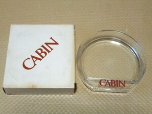 煙草 たばこ キャビン CABIN ガラス製 灰皿 未使用 非売品 小物入れに使えます！
