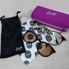 Zoff ナイト＆デイサングラスセット度付き