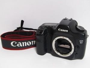 GH23-9404[NAK] Canon キャノン EOS 5D デジタルカメラ デジタル一眼レフカメラ CFカード付 動作未確認 ジャンク扱い 1円～