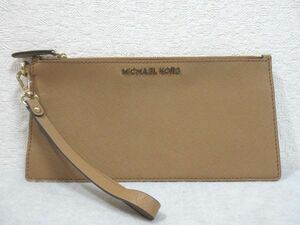 MICHAEL KORS ジップポーチ 平型 平形 薄型 約W24cm×H13cm マイケルコース 【M0501】(P)