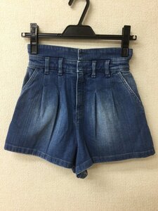 ココディール タグ付き未使用 ストレッチデニムショートパンツ ブルー サイズ1