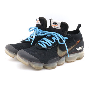 25.5cm NIKE × OFF-WHITE AIR VAPORMAX BLACK AA3831-002 ナイキ オフホワイト エアヴェイパーマックス ブラック スニーカー