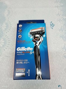 【Gillette】ジレット「PROGLIDE/プログライド5+1」本体+替刃2個付 髭剃り カミソリ【未使用】