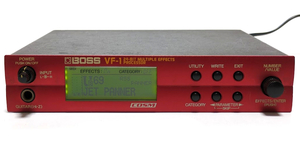 BOSS ボス VF-1 マルチエフェクター プロセッサー 24-BIT MULTIPLE EFFECTS PROCESSOR ACアダプター BRC-100T