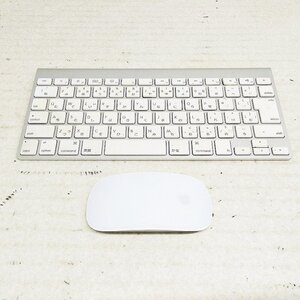 Apple アップル ワイヤレスキーボード A1314 マウス A1296 セット ジャンク