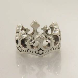 新品同様 美品 JUSTIN DAVIS PALACE CROWN RING ジャスティンデイビス パレスクラウンリング 12号 11.4g クラウン 王冠 SRJ125