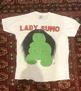 Tシャツ LADY SUMO 希少　古着　used 