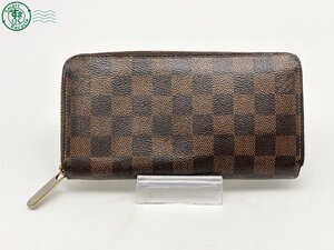 BA0604376　◎ LOUIS VUITTON ルイヴィトン N60015/GI1187 ダミエ ジッピーウォレット ラウンドファスナー 長財布 中古品 used品