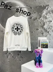 ★新品未使用★Chrome Hearts   エッセンシャルズ パーカー メンズ レディース ズボン プルオーバー パーカー ビッグサイズ 男女兼用 カジュアル ストリートファッション かわいい   ホワイト